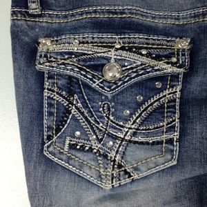 APT 9 Women's BootCut Denim Blue Jeans Size 14